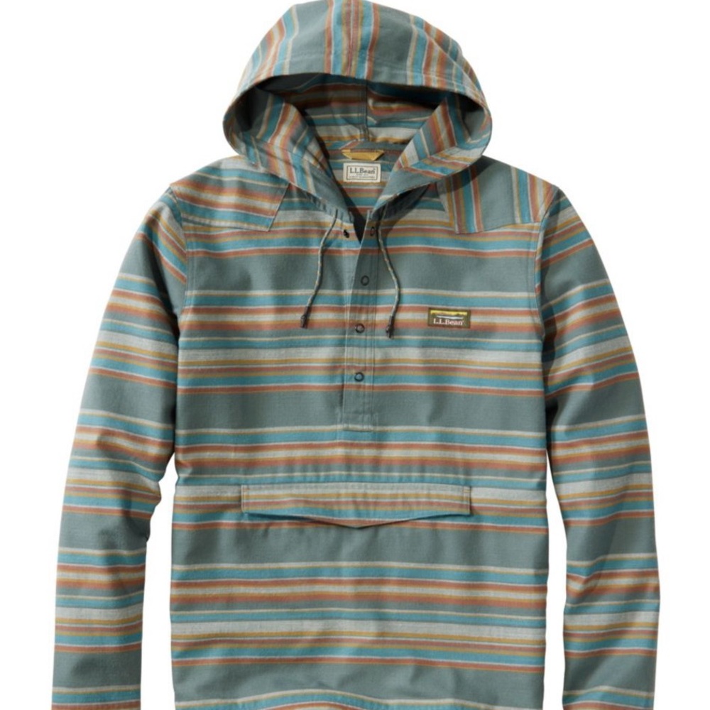LL Bean Men's Katahdin Performance Flannel Anorak - Picture 3 of 14